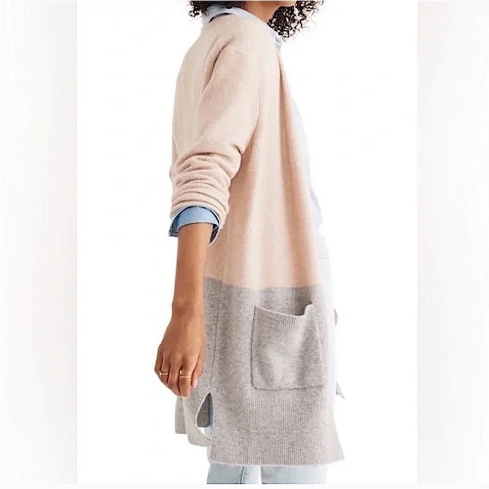 Madewell Kent Colorblock Cardigan Sweater Size XXS